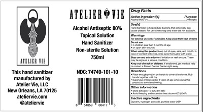 Package Label (Sanitizer Label)